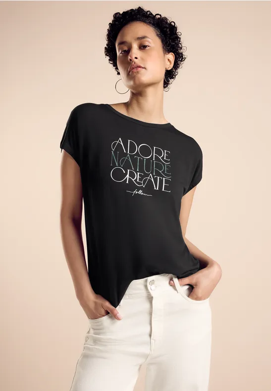 Street One T-Shirt Mit Wording