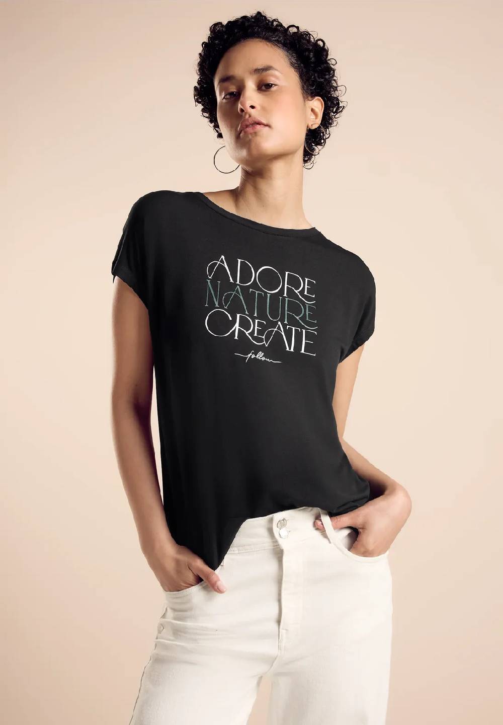 Street One T-Shirt mit Wording