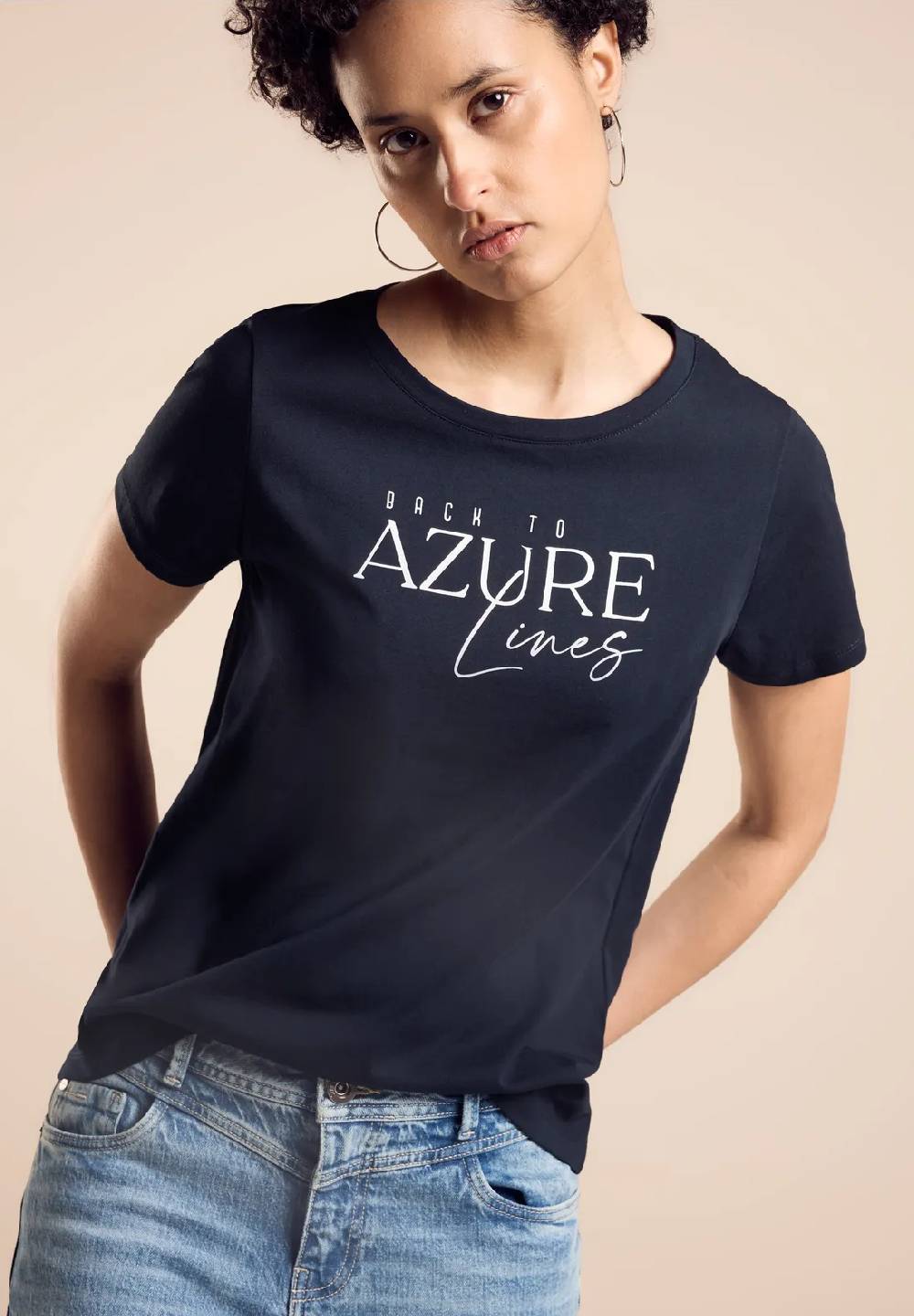 Street One T-Shirt mit Wording