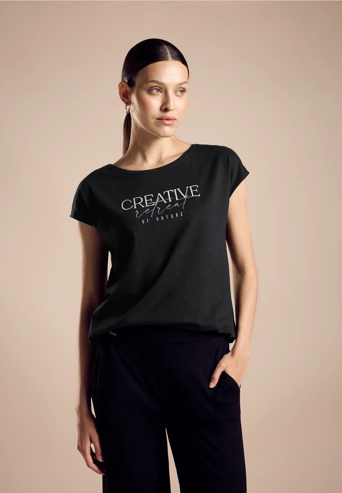 Street One T-Shirt mit Wording