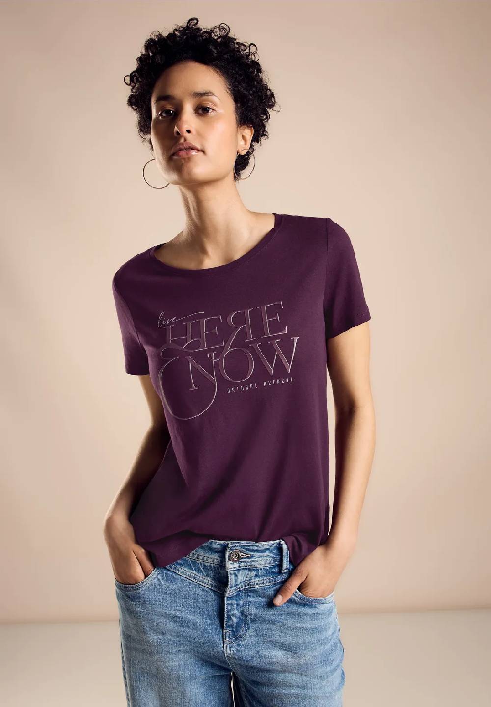 Street One T-Shirt mit Wording