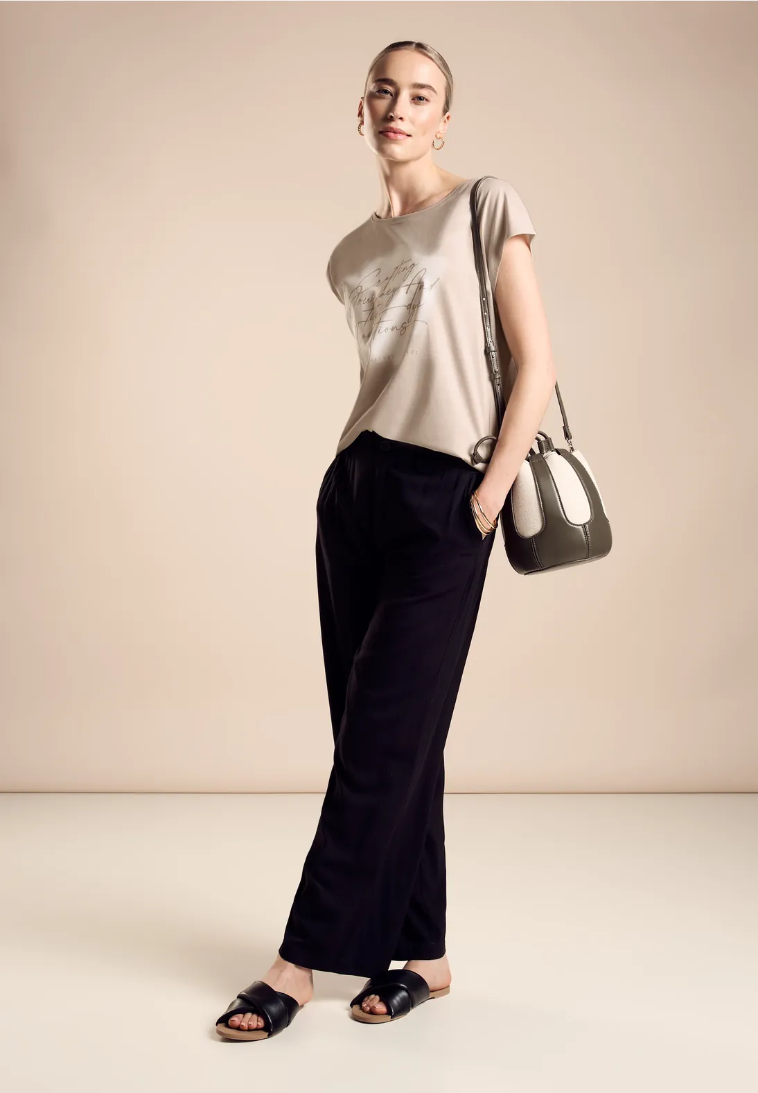 Street One T-Shirt mit Wording