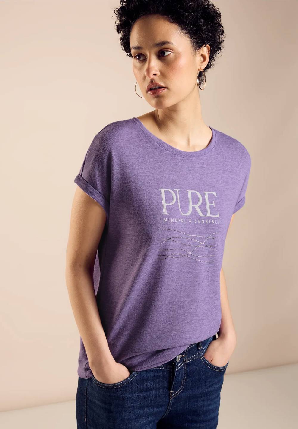 Street One T-Shirt mit Wording