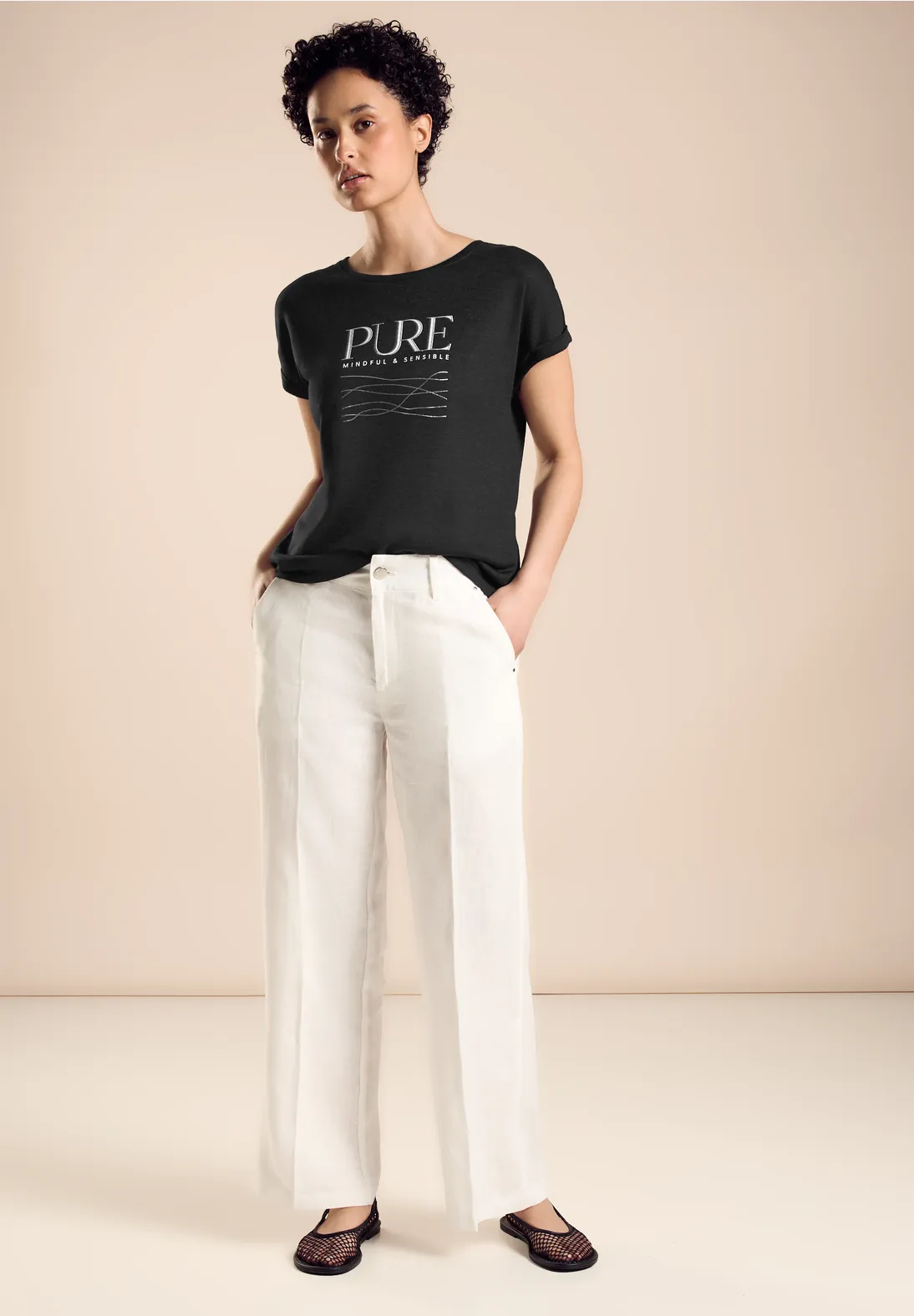 Street One T-Shirt mit Wording