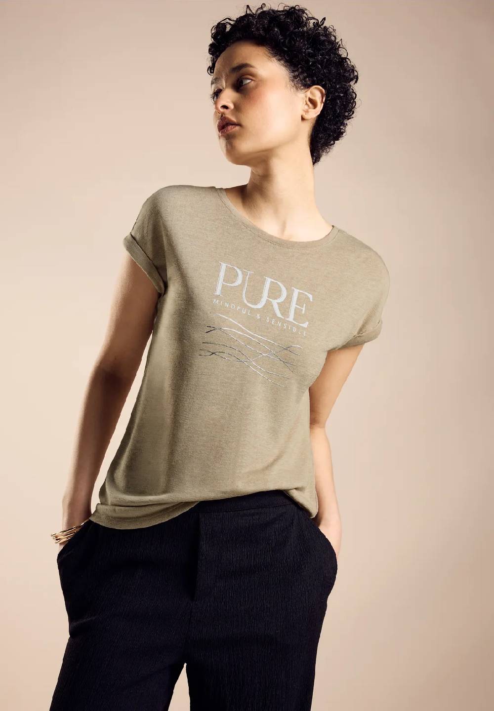 Street One T-Shirt mit Wording