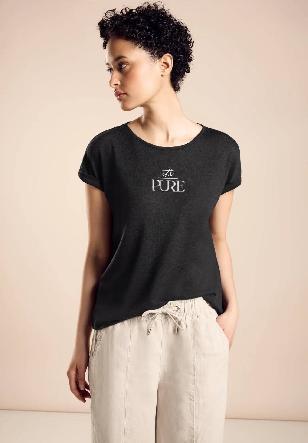 Street One T-Shirt mit Wording