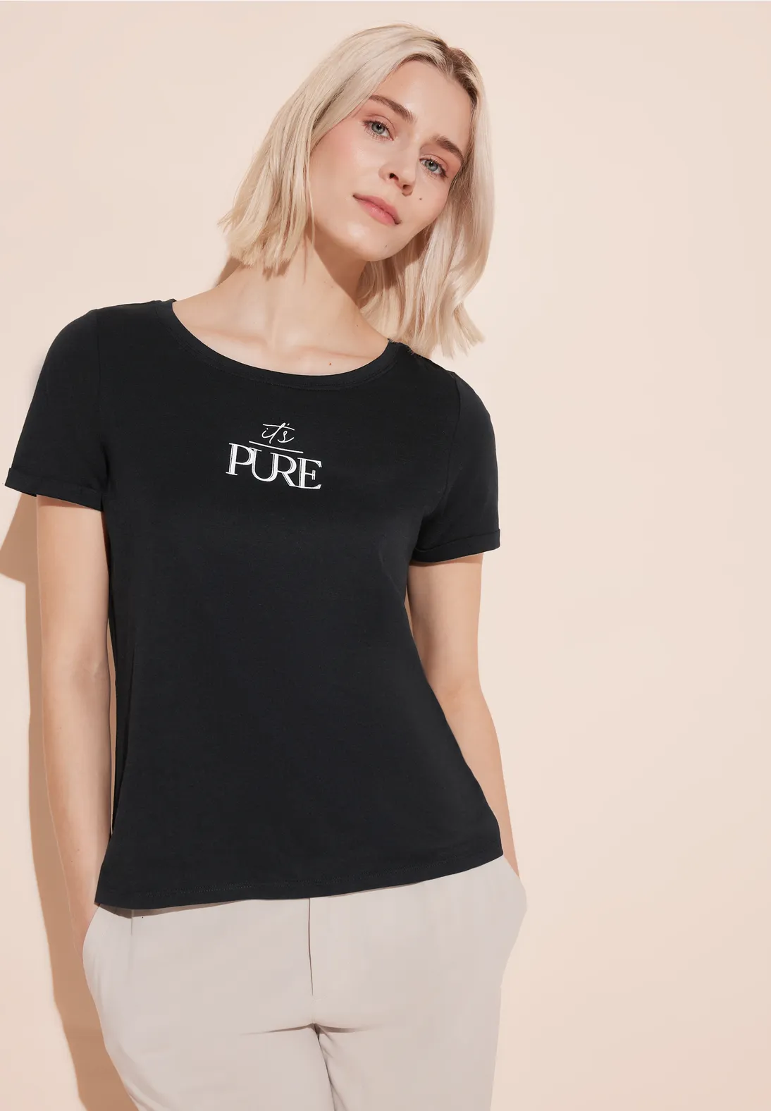 Street One T-Shirt mit Wording