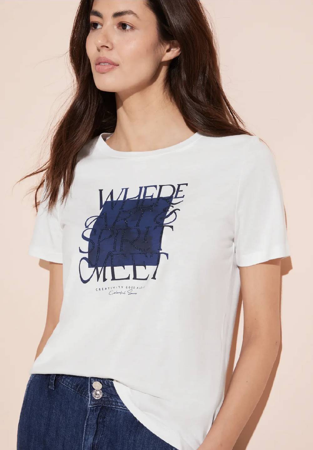 Street One T-Shirt mit Wording