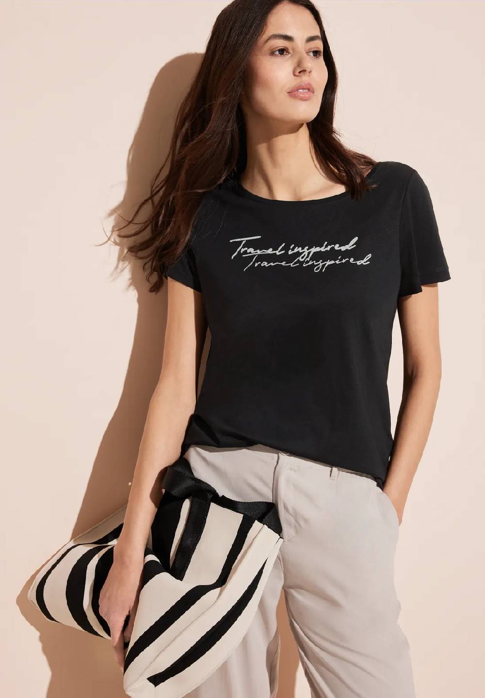 Street One T-Shirt mit Wording