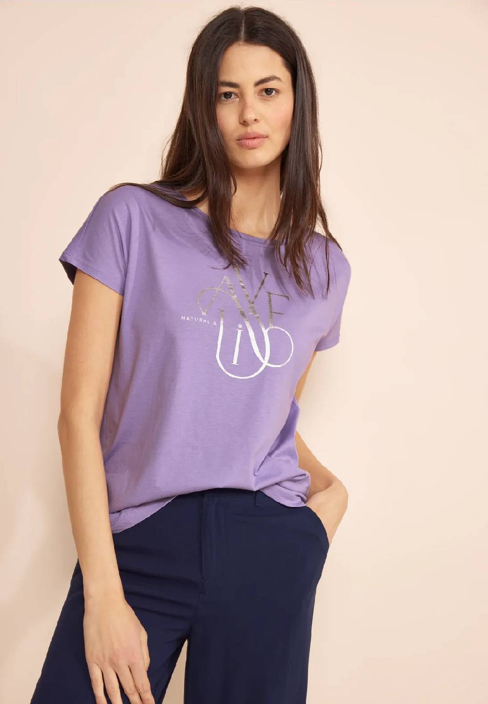 Street One T-Shirt mit Wording