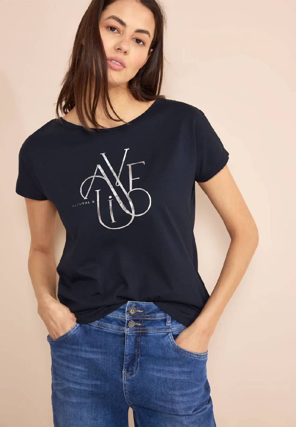 Street One T-Shirt mit Wording