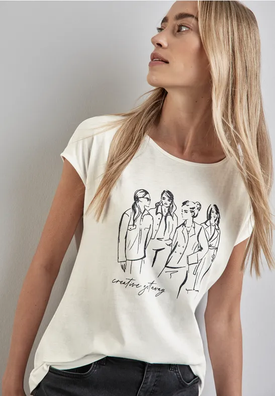 Street One T-Shirt Mit Wording