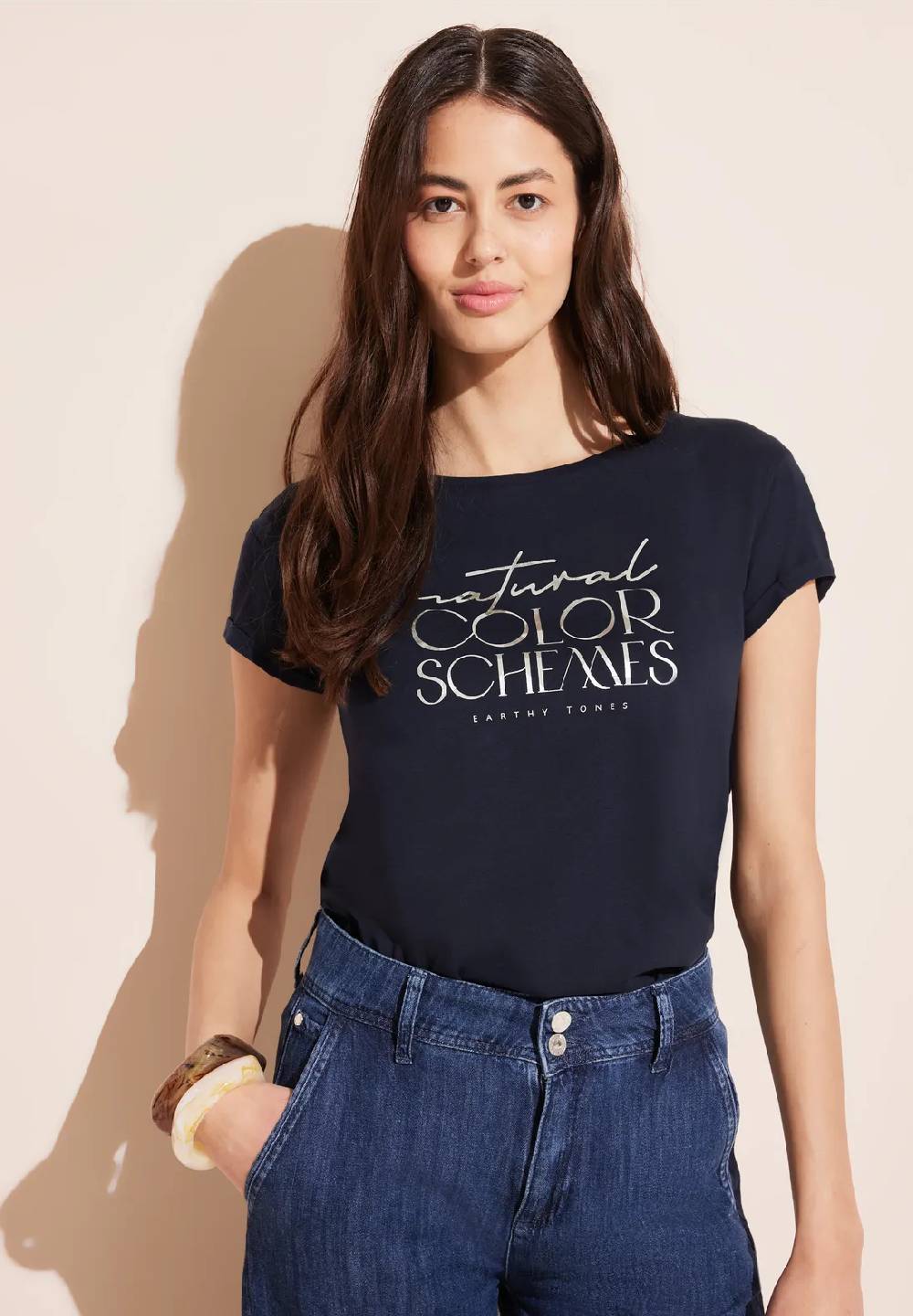 Street One T-Shirt mit Wording