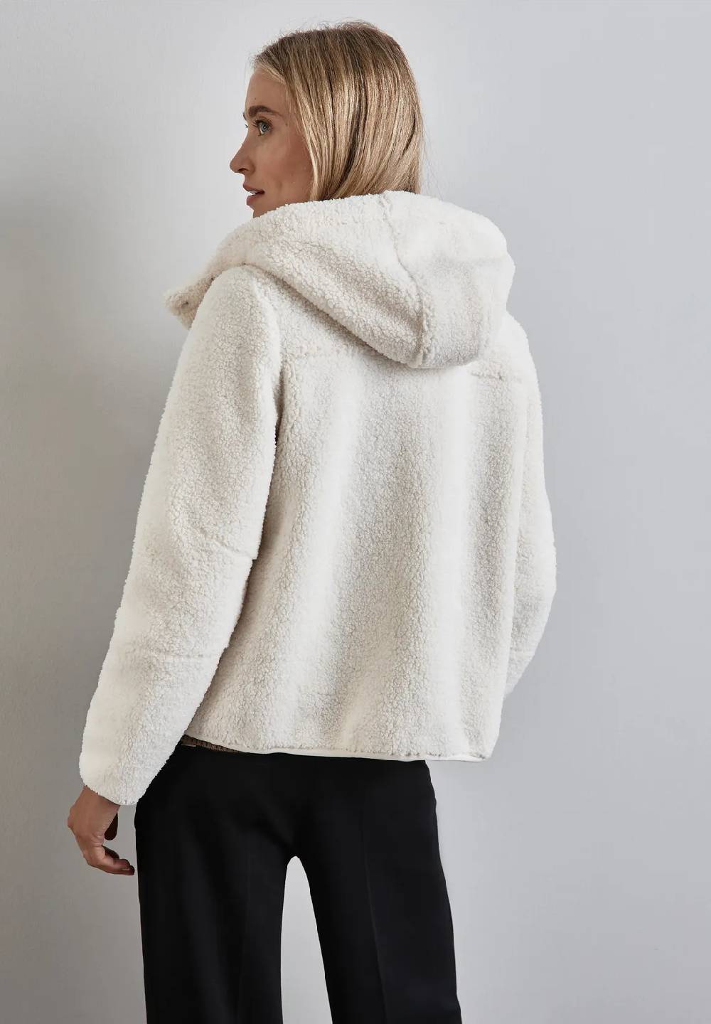 Street One Teddy-Jacke Mit Kapuze