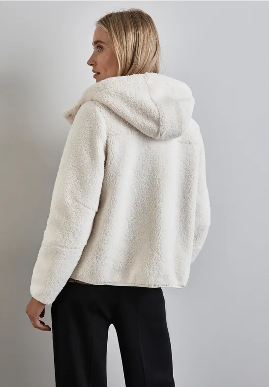 Street One Teddy-Jacke Mit Kapuze