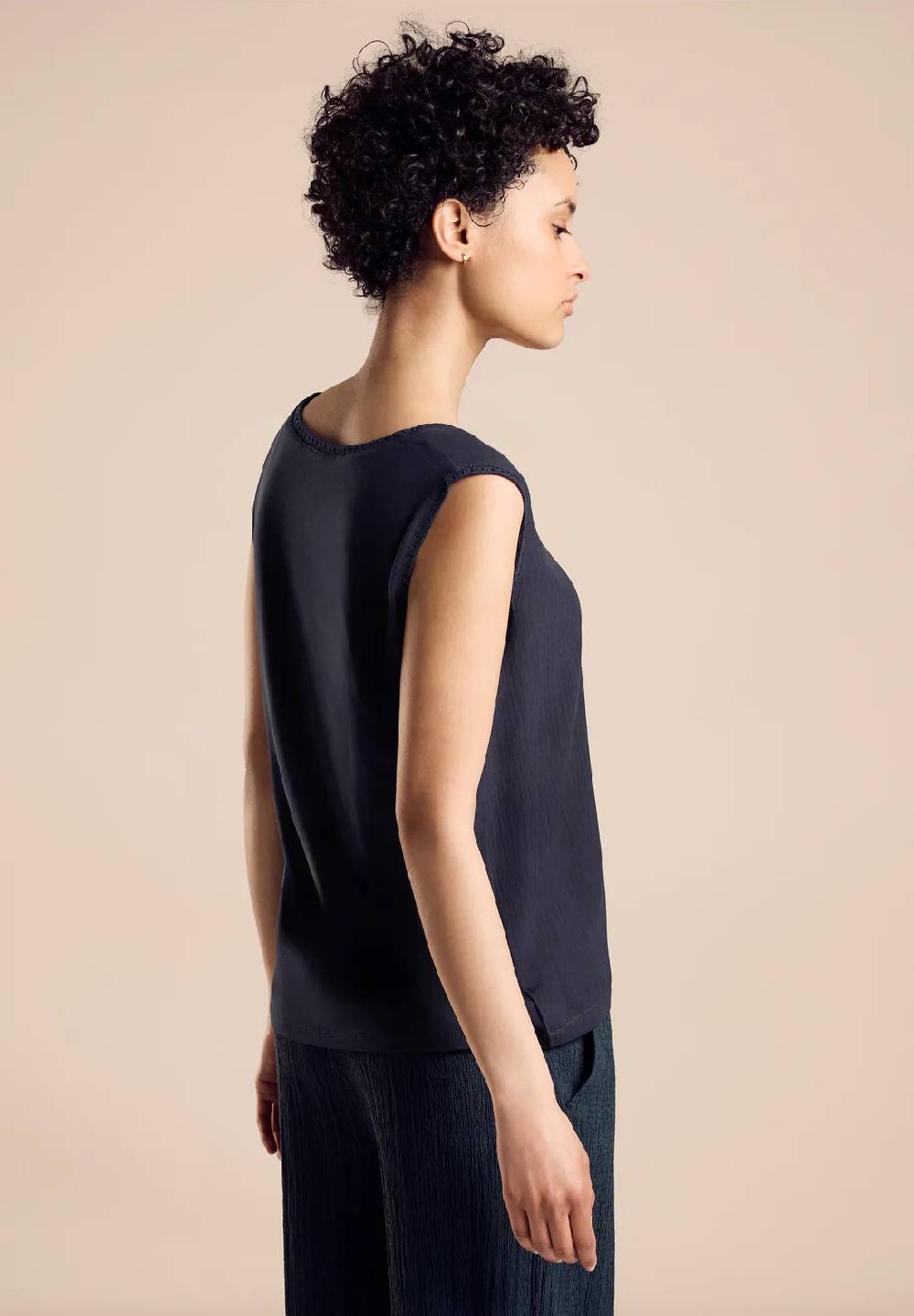 Street One Top Mit Häkelkante