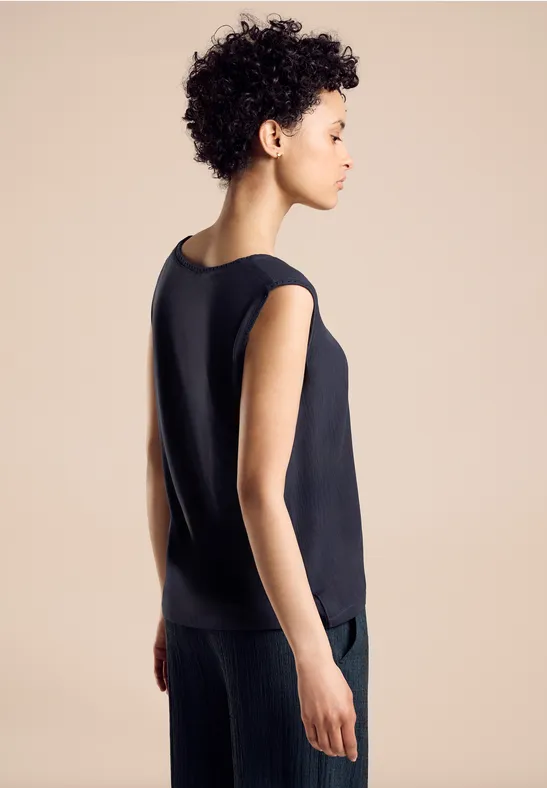 Street One Top Mit Häkelkante