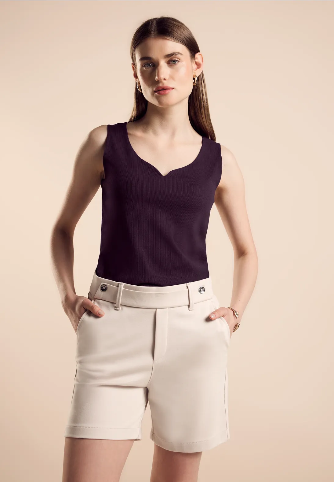 Street One Top mit Herzausschnitt - Style GANIA