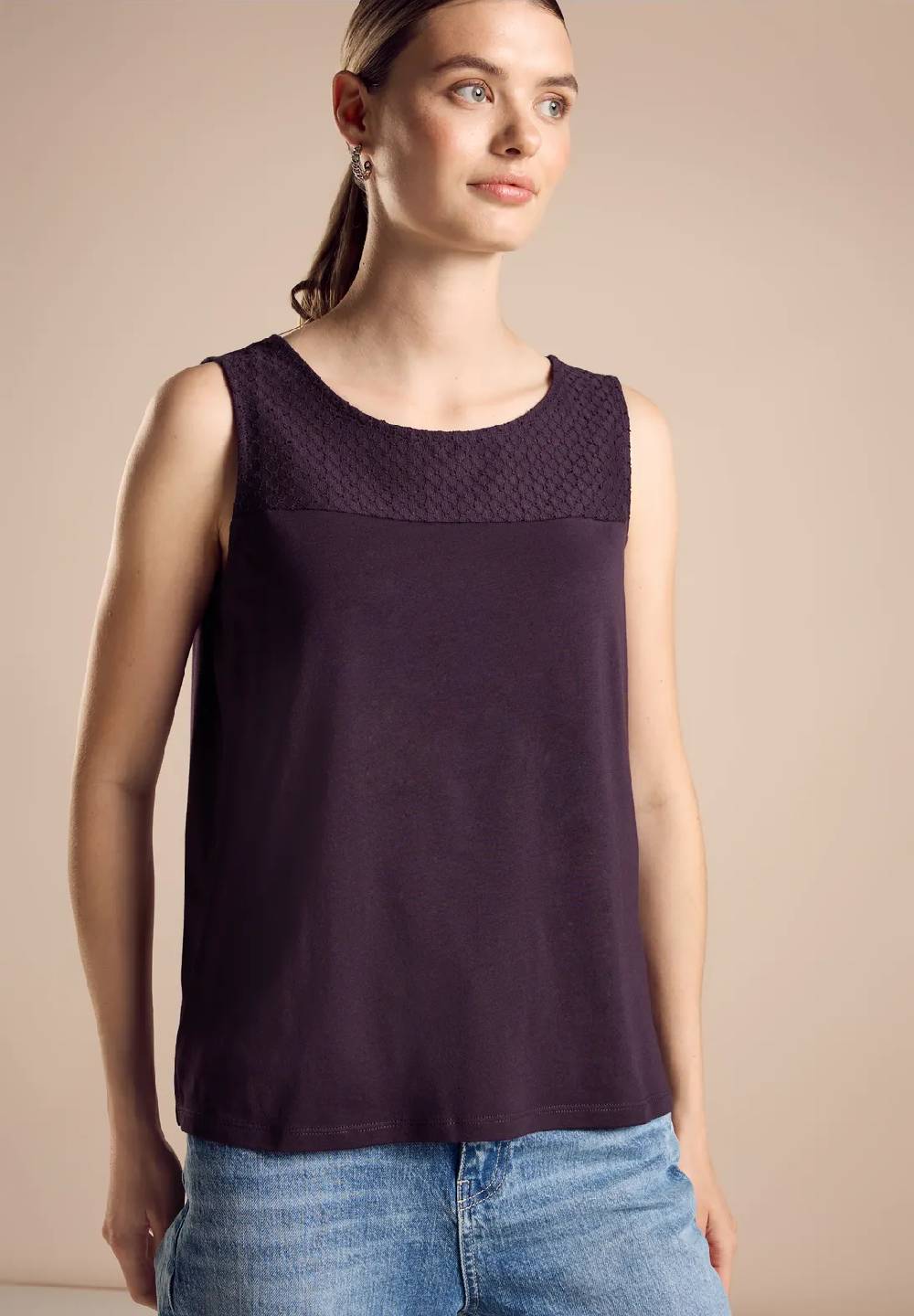 Street One Top mit Spitze