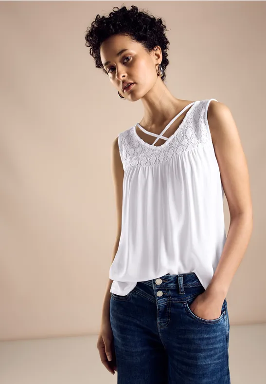 Street One Top Mit Spitze