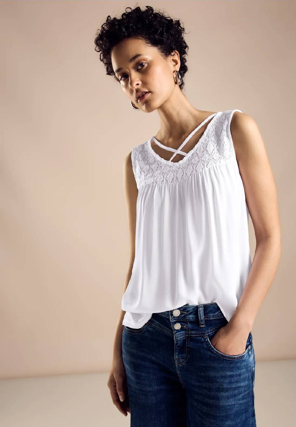 Street One Top mit Spitze