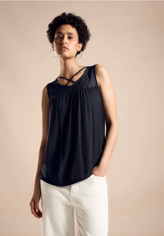 Street One Top Mit Spitze