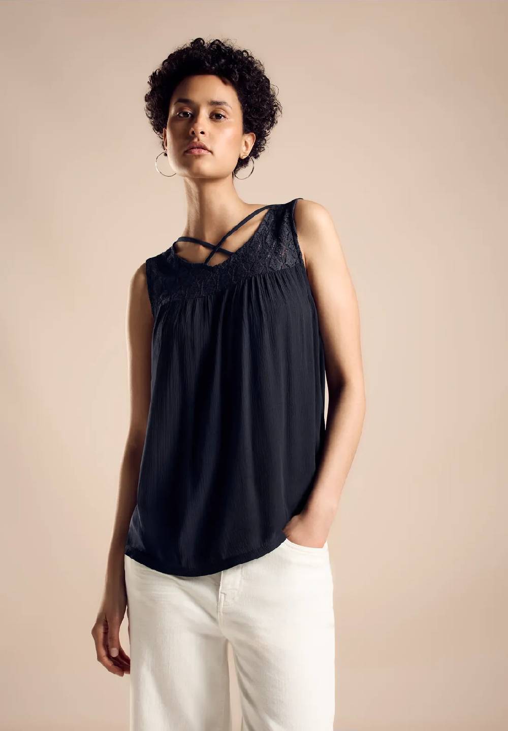 Street One Top mit Spitze