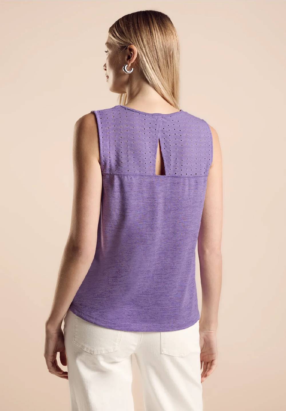 Street One Top Mit Stickerei