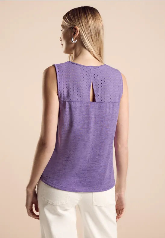 Street One Top Mit Stickerei