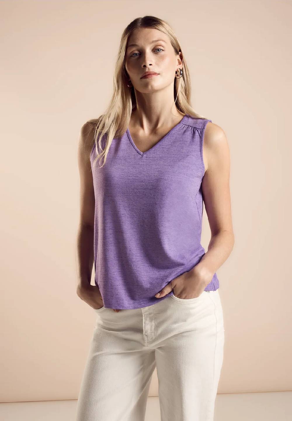 Street One Top mit Stickerei