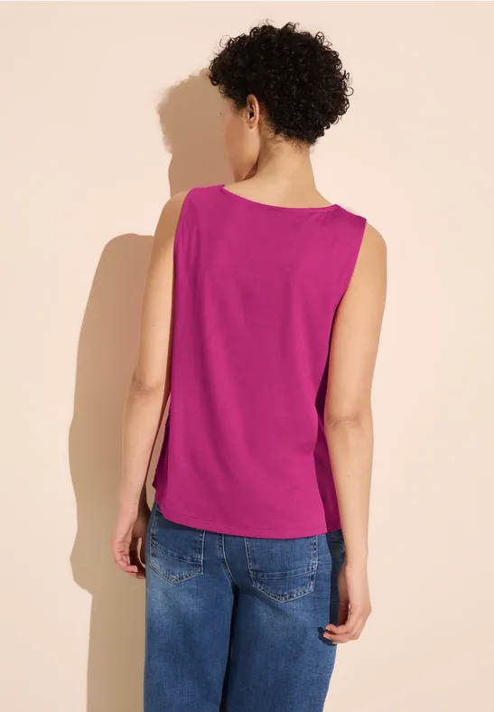 Street One Top Mit Stickerei