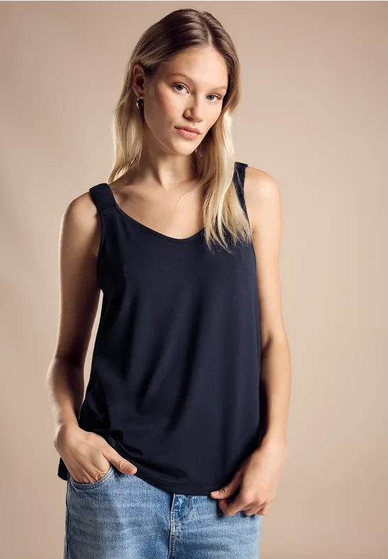 Street One Top Mit V-Neck