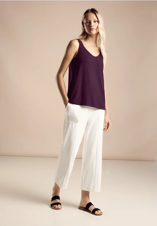 Street One Top Mit V-Neck