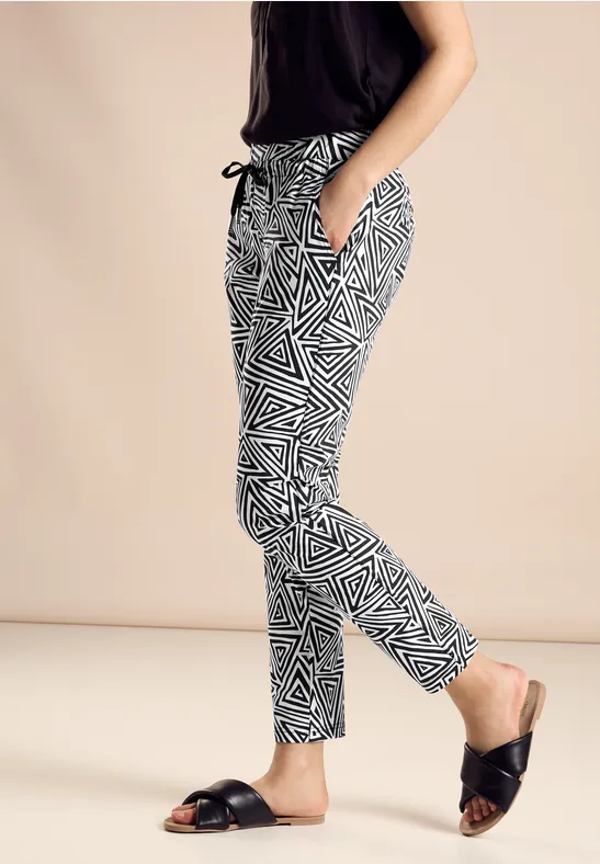 Street One Travel Hose Mit Print - Style BONNY