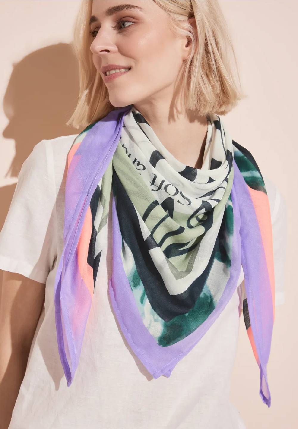 Street One Tuch mit Artwork Print