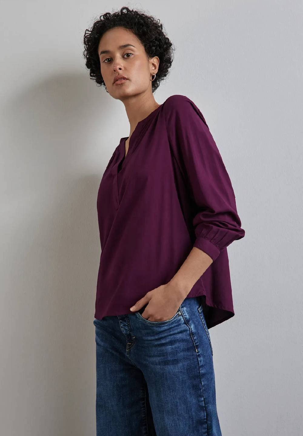 Street One Tunika in Unifarbe