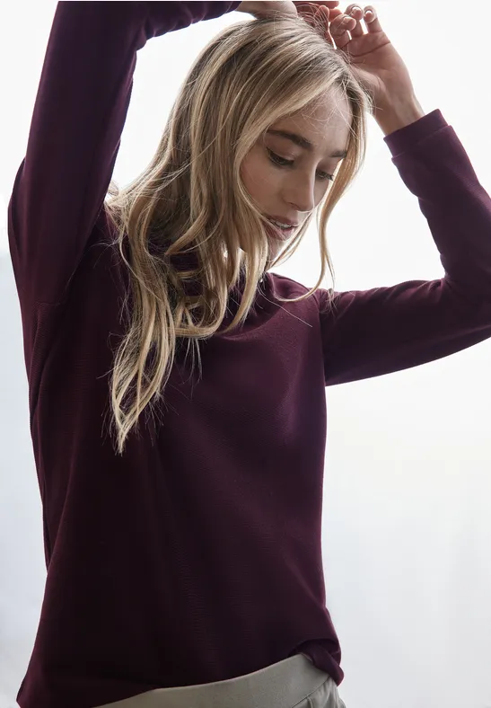 Street One Turtleneck Struktur-Shirt