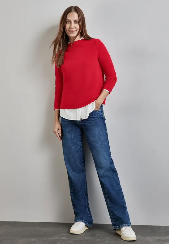 Street One Turtleneck Struktur-Shirt