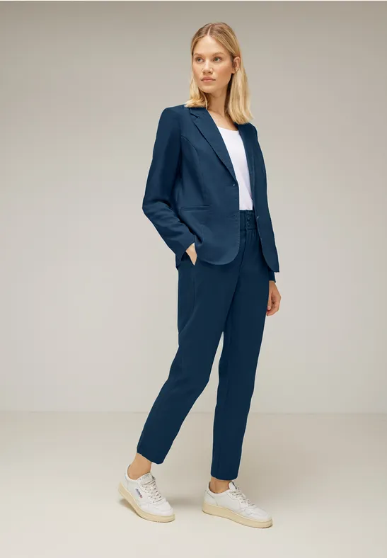 Street One Twill Blazer In Unifarbe - Style HANNI