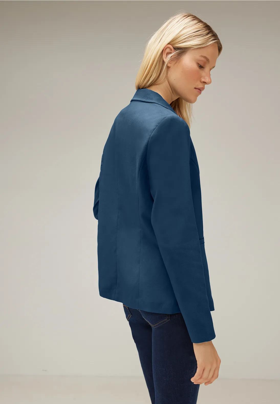 Street One Twill Blazer In Unifarbe - Style HANNI