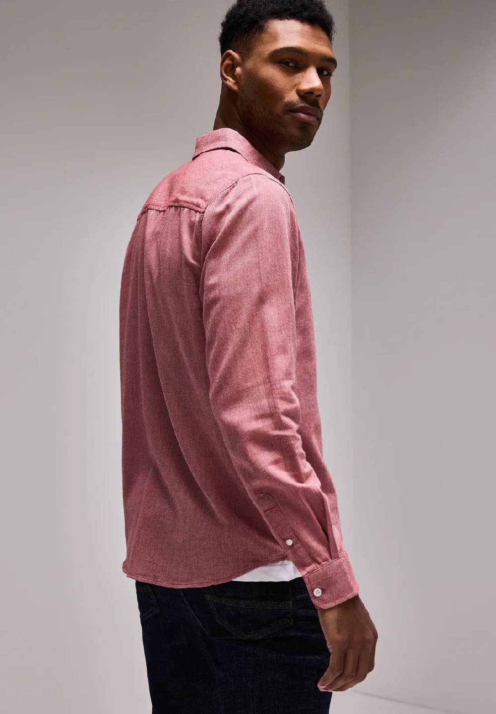 Street One Two Tone Flannelhemd