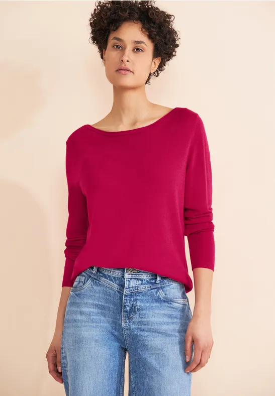 Street One U-Boot Ausschnitt Pullover - Style NOREEN