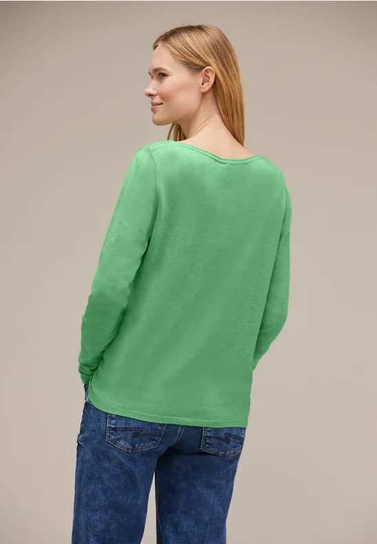 Street One U-Boot Ausschnitt Pullover - Style NOREEN