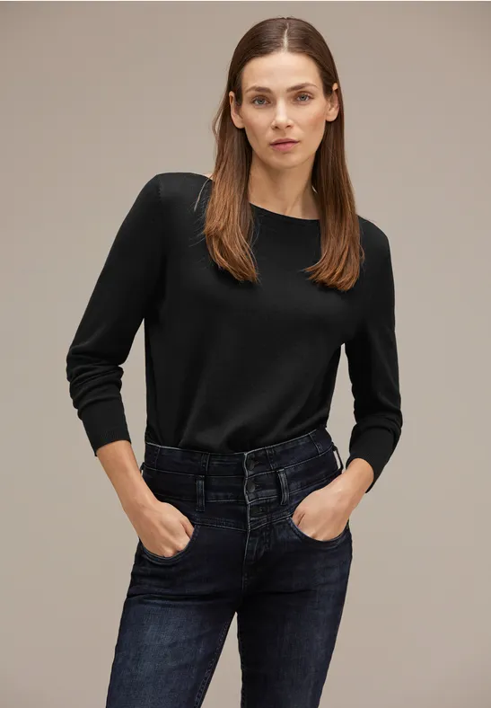 Street One U-Boot Ausschnitt Pullover - Style NOREEN