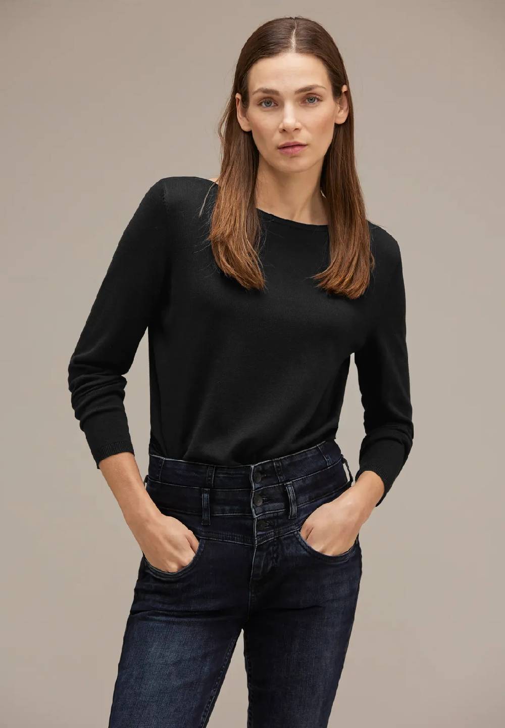 Street One U-Boot Ausschnitt Pullover - Style NOREEN