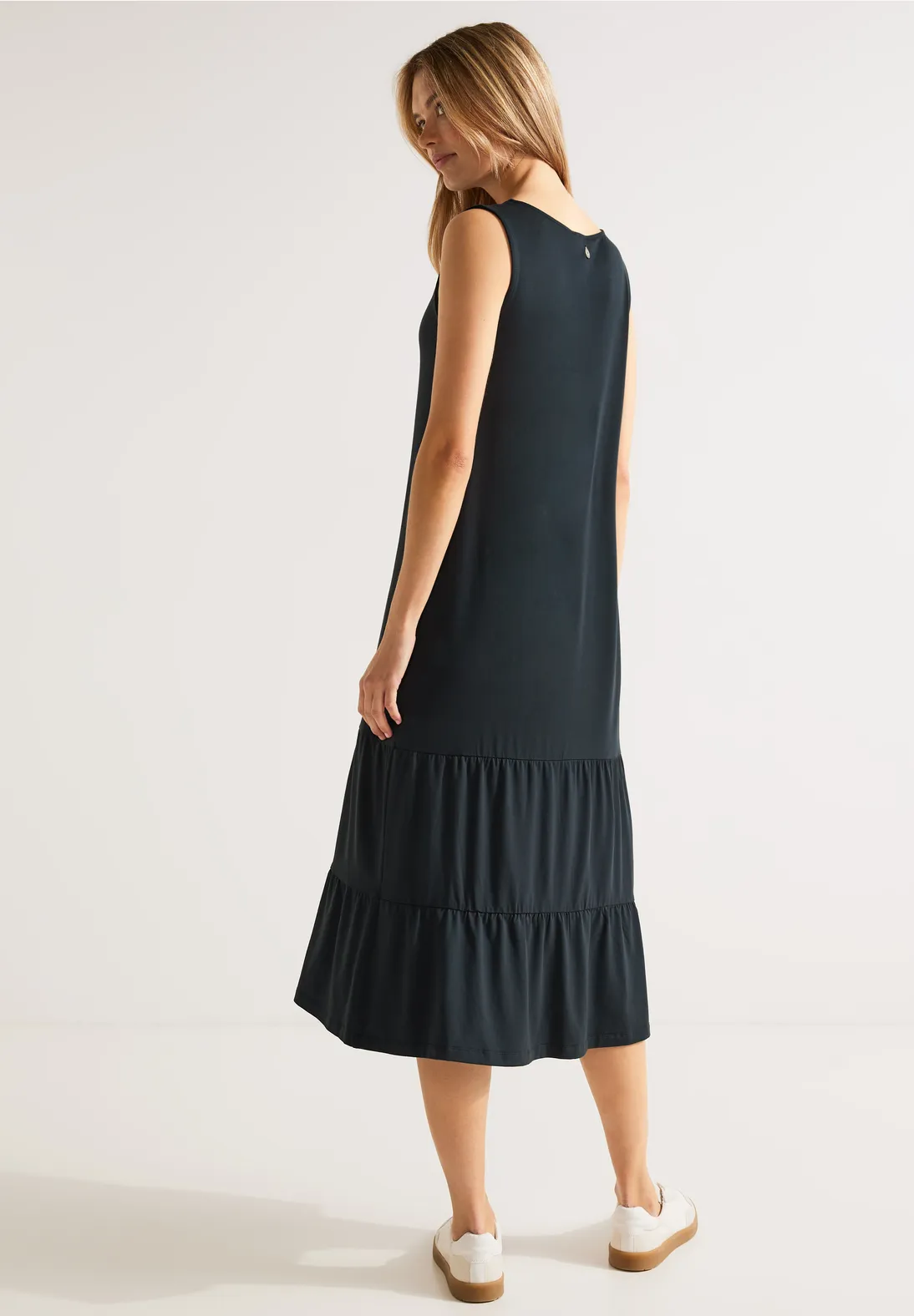 Street One Unifarbenes Jerseykleid