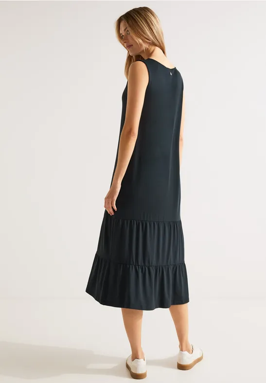 Street One Unifarbenes Jerseykleid