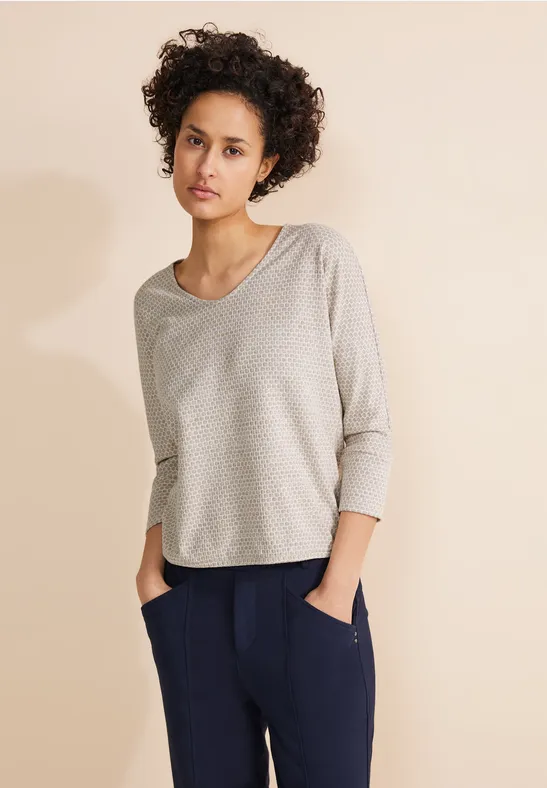 Street One V-Ausschnitt Shirt