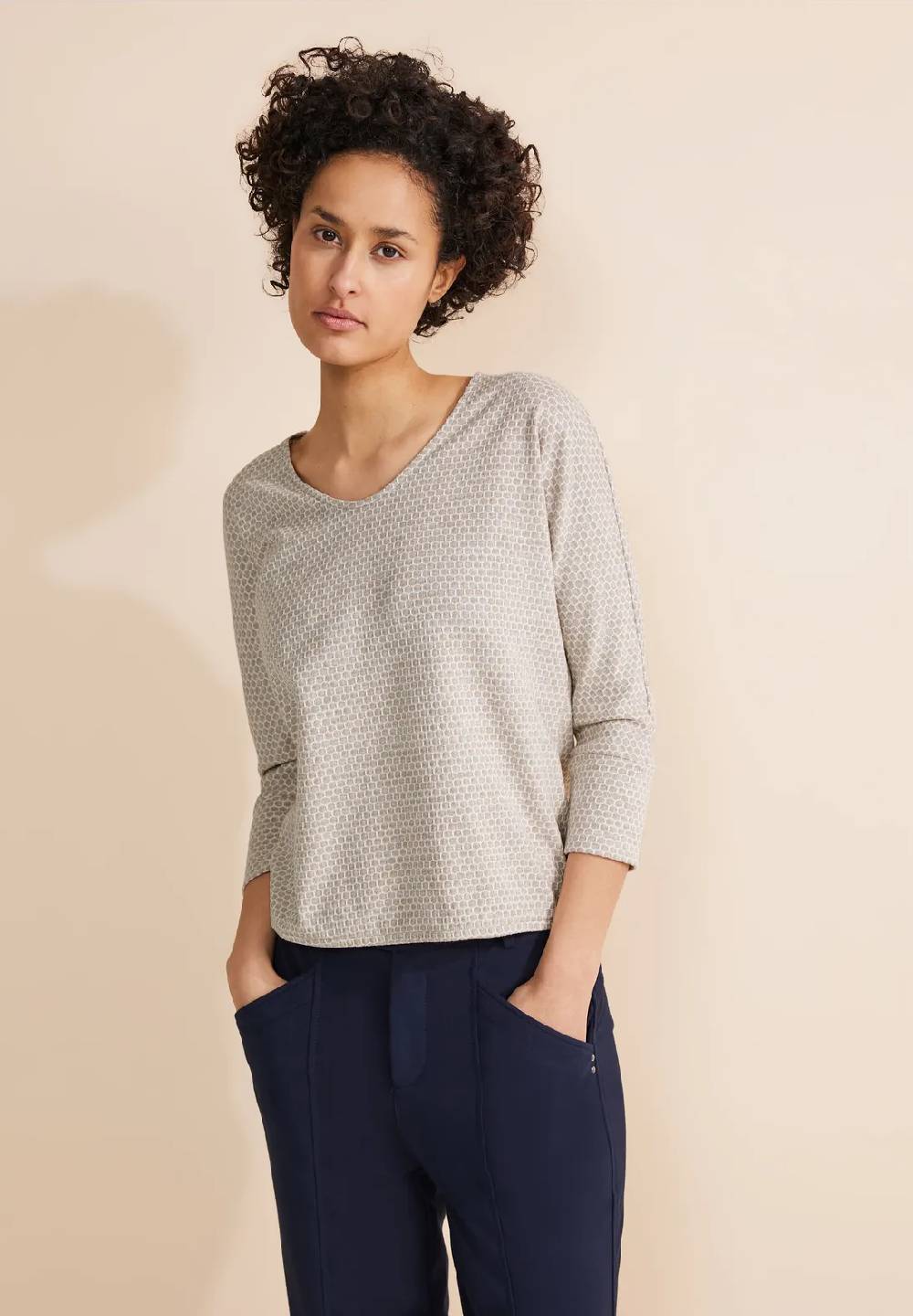 Street One V-Ausschnitt Shirt