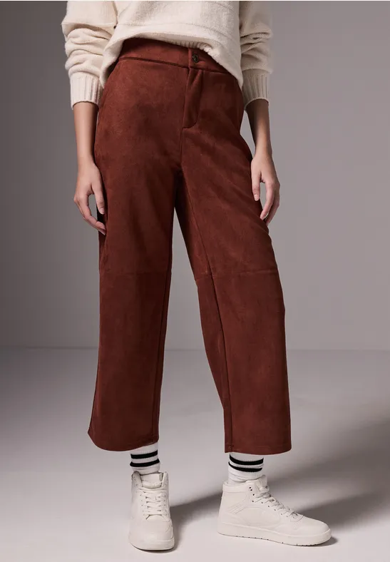 Street One Velours-Look Hose